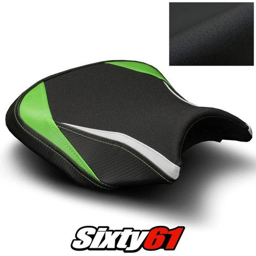Kawasaki Ninja 650 Seat Cover 2017-2023 2024 2025 2026 Green Luimoto Tec-Grip