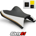 Yamaha FZ8 Fazer 8 Seat Cover and Gel 2010-2014 2015 2016 White Luimoto Carbon