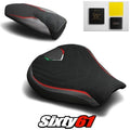 MV Agusta F3 675 800 Seat Covers and Gel 2012-2018 2019 2020 Black Luimoto Suede