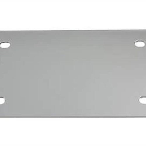 V-Twin 42-0213 Chrome 4.5" x 7.5" License Plate Backing Plate Smooth Style