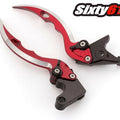 Kawasaki ZX6R Levers 2007-2013 2014 2015 2016 2017 2018 Brake Clutch Red Blade