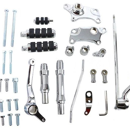 Chrome Forward Control Kit for Harley XL Sportster 86-90 4-Speed