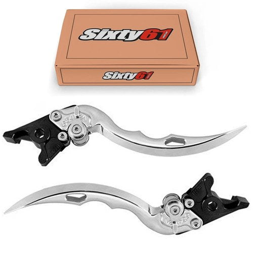Gsxr 600 750 Levers 2006-2021 Suzuki Adjustable Brake Clutch Chrome Blade Set