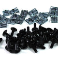 Aprilia RS 125 1995-1998 Black Anodised Aluminium Fairing Screen Bolt Kit RS125