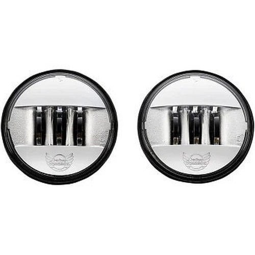 Custom Dynamics PB-45-C Chrome 4.5" ProBeam LED Passing Lamps for Harley
