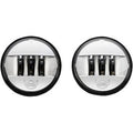 Custom Dynamics PB-45-C Chrome 4.5" ProBeam LED Passing Lamps for Harley