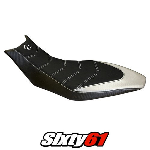 Aprilia Dorsoduro 750 900 1200 2010-2020 Seat Cover Tappezzeria Comfort White