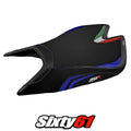 Aprilia RSV4 2021 2022 2023 2024 2025 2026 Seat Cover Tappezzeria Blue Black