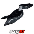 Aprilia Tuono 660 2021-2023 2024 2025 2026 Seat Cover Tappezzeria Silver Black