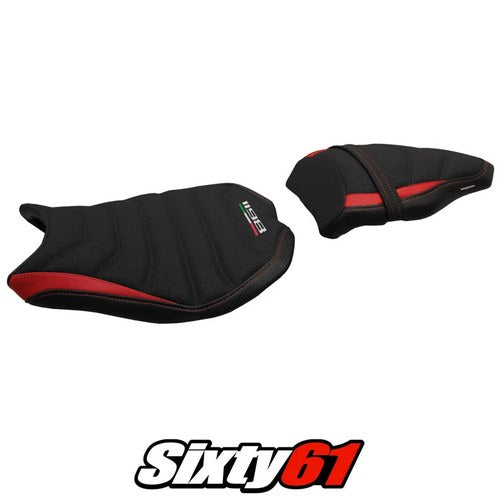 Ducati 1198 Seat Cover Tappezzeria 2007-2010 2011 2012 2013 Ultragrip Red Black