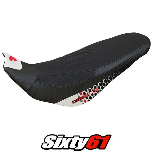 Ducati Desert X Rally Seat Cover Tappezzeria Comfort 2022-2025 Special White