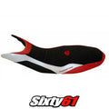 Ducati Hypermotard 821 939 Seat Cover Tappezzeria 2013-2018 Comfort Red White