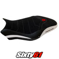 Ducati Monster 797 Seat Cover Tappezzeria 2017 2018 2019 2020 Comfort White Blac