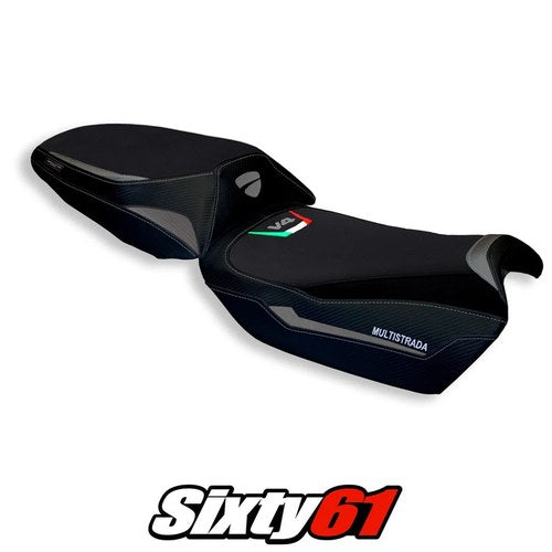 Ducati Multistrada V4 V4S Seat Cover Tappezzeria 2021-2024 2025 2026 Grey Black