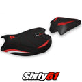 Ducati Panigale V2 Seat Cover Tappezzeria 2020-2023 2024 Ultragrip Red White