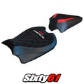 Ducati Streetfighter V4 Seat Cover Tappezzeria 2020-2024 Velvet Black Diamond