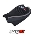 Ducati Streetfighter V4S Seat Cover Tappezzeria 2020-2024 Velvet Grey Black SpEd