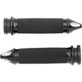 Avon CC-86-ANO-SP-FL Black Custom Spike End Hand Grips for Electronic Tbw