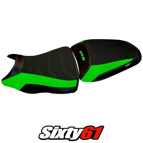 Kawasaki ER-6N ER-6F 2012-2014 2015 2016 Seat Cover Tappezzeria Comfort Green