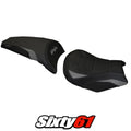 Kawasaki Ninja 650 Z650 2017-2026 Seat Cover Tappezzeria Ultragrip Grey Black