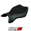 Kawasaki Ninja H2 H2R 2015-2024 2025 2026 Seat Cover Tappezzeria Comfort Green