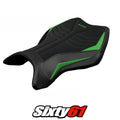 Kawasaki Ninja H2 H2R 2015-2024 2025 2026 Seat Cover Tappezzeria Ultragrip Green