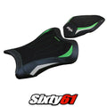 Kawasaki Ninja ZX10R 2021-2025 2026 Seat Cover Tappezzeria Comfort Green White