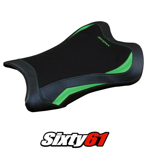 Kawasaki Ninja ZX10RR 2021-2023 2024 2025 Seat Cover Tappezzeria Green Black