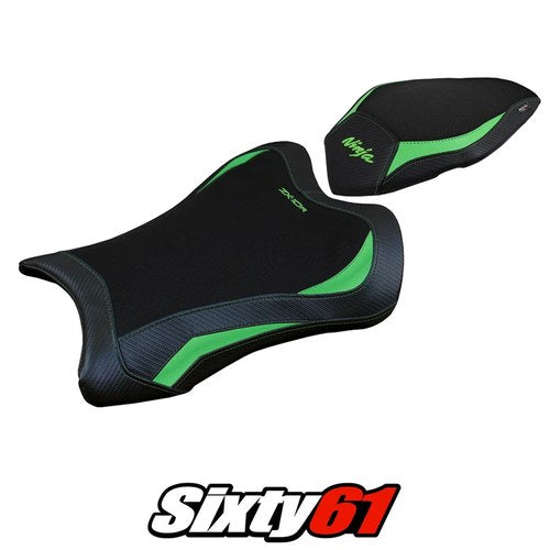 Kawasaki Ninja ZX10R 2021-2023 2024 2025 2026 Seat Cover Tappezzeria Green Black