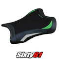 Kawasaki Ninja ZX10RR 2021-2023 2024 2025 Seat Cover Tappezzeria Green White