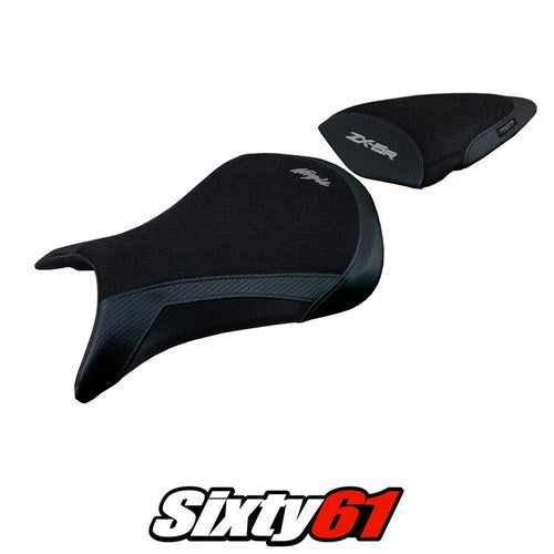 Kawasaki Ninja ZX6R 2007 2008 Seat Cover Tappezzeria Ultragrip Black