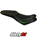 Kawasaki Versys 650 2007-2022 2023 2024 2025 Seat Cover Tappezzeria Green Black
