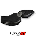 Kawasaki Z1000 2014-2019 2020 2021 Seat Cover Tappezzeria Ultragrip Grey Black