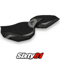 Kawasaki Z1000 2014-2018 2019 2020 2021 Seat Cover Tappezzeria Comfort Grey Blk