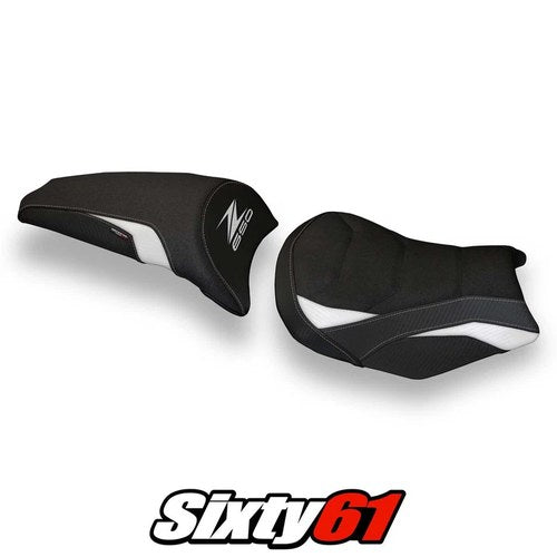 Kawasaki Z650 2017-2023 2024 2025 Seat Cover Tappezzeria Ultragrip White Black