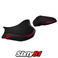 Kawasaki Z900 2017-2021 2022 2023 2024 Seat Cover Tappezzeria Bordeaux Black