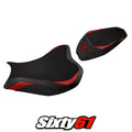 Kawasaki Z900 2017-2021 2022 2023 2024 Seat Cover Tappezzeria Comfort Red Black