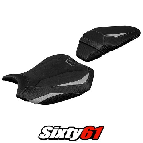 Kawasaki ZH2 Z H2 2020-2025 2026 Seat Cover Tappezzeria Ultragrip Silver Black