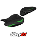 Kawasaki ZH2 Z H2 2020-2025 2026 Seat Cover Tappezzeria Ultragrip Green Silver