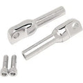 Drag Specialties DS-253541 Chrome Adjustable Designer Peg Mounts