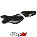 Suzuki Gsr 750 2010-2014 2015 2016 2017 Seat Cover Tappezzeria Ultragrip Silver