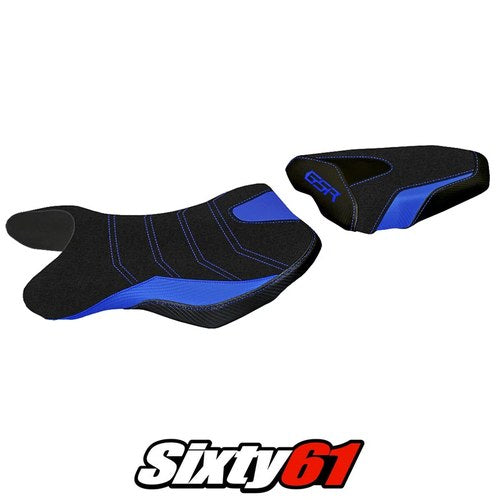 Suzuki Gsr 750 2010-2014 2015 2016 2017 Seat Cover Tappezzeria Ultragrip Blue