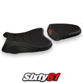 Suzuki Gsxr 1000 2007 2008 Seat Cover Tappezzeria Ultragrip Black 07 08