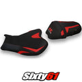 Suzuki Gsxr 1000 2009-2014 2015 2016 Seat Cover Tappezzeria Ultragrip Red Black