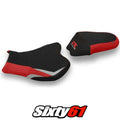 Suzuki Gsxr 1000 2009-2014 2015 2016 Seat Cover Tappezzeria Comfort Red Silver