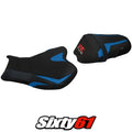 Suzuki Gsxr 1000 2009-2014 2015 2016 Seat Cover Tappezzeria Ultragrip Blue Black