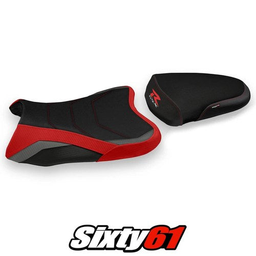Suzuki Gsxr 1000 2007 2008 Seat Cover Tappezzeria Special Comfort Red Grey