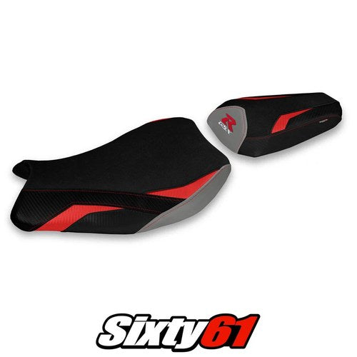 Suzuki Gsxr 1000 2017-2019 2020 2021 2022 2023 Seat Cover Tappezzeria Red Grey
