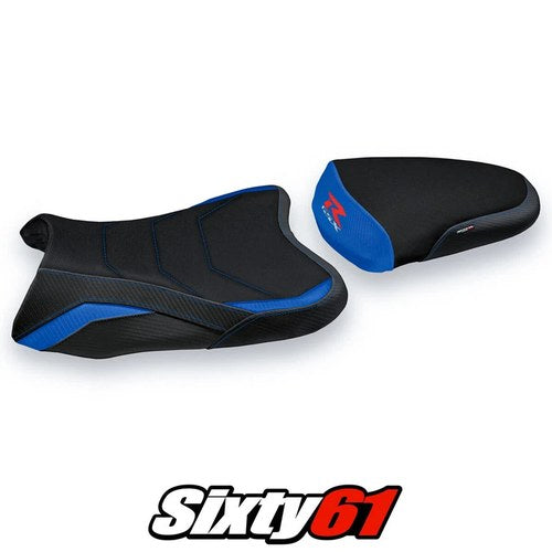 Suzuki Gsxr 600 750 2006 2007 Seat Cover Tappezzeria Comfort Blue Black 06 07