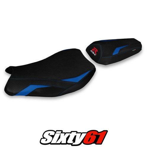 Suzuki Gsxr 1000 2017-2020 2021 2022 2023 Seat Cover Tappezzeria Comfort Blue